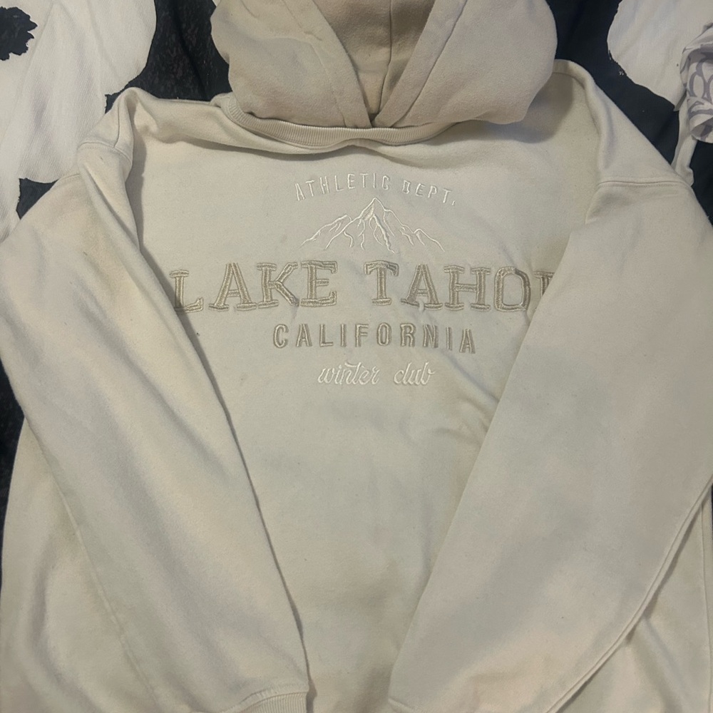 Ultra Flirt: Cream Lake Tahoe Hoodie